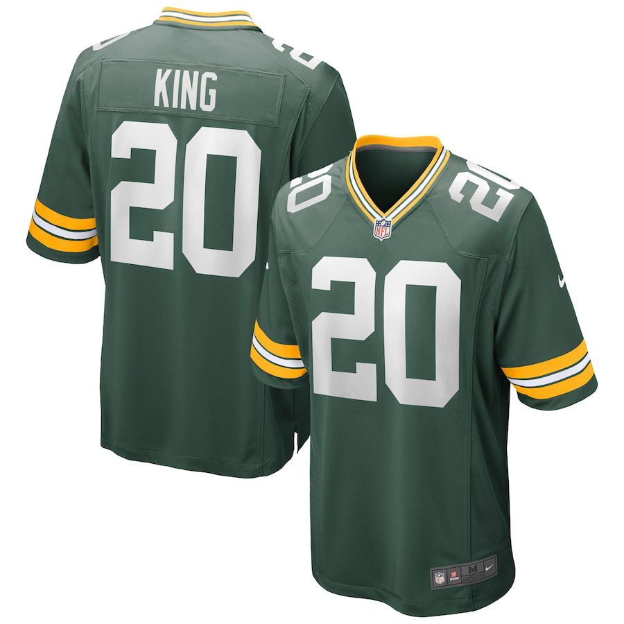 Men Green Bay Packers #20 Kevin King Nike Green Game NFL Jersey